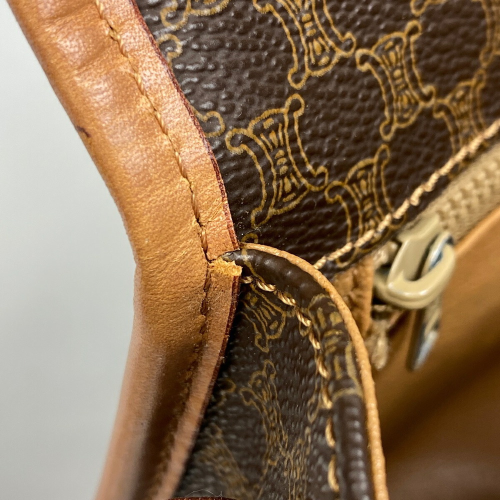 Celine Macadam Pattern Diagonal Canvas Shoulder B… - image 6